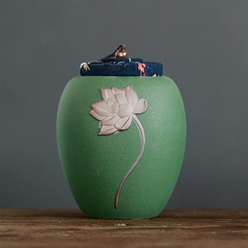 Gedenkstätten Für Haustiere Pet Urn For Dogs Cats Ashes Keepsake Memorial Box Funeral Set Burial Urns For Cremated Remains Ash Vial Adult Funeral Urn Pet Cat And Dog Urn 01163 Trauerbox(Green) von CPDDNGZMKK