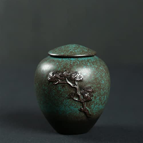 Gedenkstätten Für Haustiere Pet Urn For Dogs Cats Ashes Keepsake Memorial Box Funeral Set Burial Urns For Cremated Remains Ash Vial Adult Funeral Urn Pet Cat And Dog Urn 05279 Trauerbox(Green) von CPDDNGZMKK