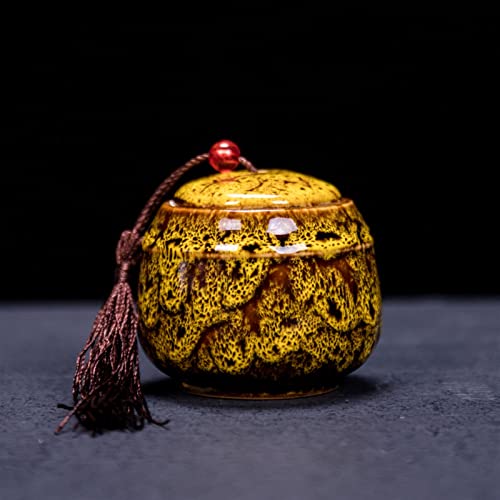 Gedenkstätten Für Haustiere Pet Urn For Dogs Cats Ashes Keepsake Memorial Box Funeral Set Burial Urns For Cremated Remains Ash Vial Adult Funeral Urn Pet Cat And Dog Urn 11609 Trauerbox(Yellow,L) von CPDDNGZMKK