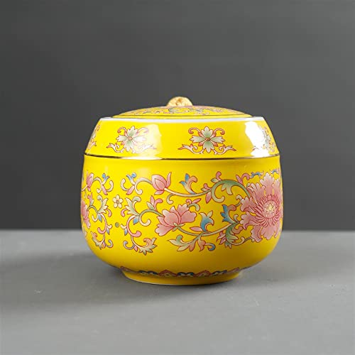 Gedenkstätten Für Haustiere Pet Urn For Dogs Cats Ashes Keepsake Memorial Box Funeral Set Burial Urns For Cremated Remains Ash Vial Adult Funeral Urn Pet Cat And Dog Urn 1523 Trauerbox(Yellow) von CPDDNGZMKK