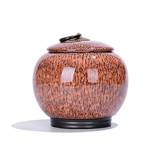 Gedenkstätten Für Haustiere Pet Urn For Dogs Cats Ashes Keepsake Memorial Box Funeral Set Burial Urns For Cremated Remains Ash Vial Adult Funeral Urn Pet Cat And Dog Urn 16477 Trauerbox(Orange) von CPDDNGZMKK