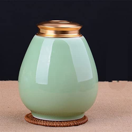 Gedenkstätten Für Haustiere Pet Urn For Dogs Cats Ashes Keepsake Memorial Box Funeral Set Burial Urns For Cremated Remains Ash Vial Adult Funeral Urn Pet Cat And Dog Urn 21004 Trauerbox(Green) von CPDDNGZMKK