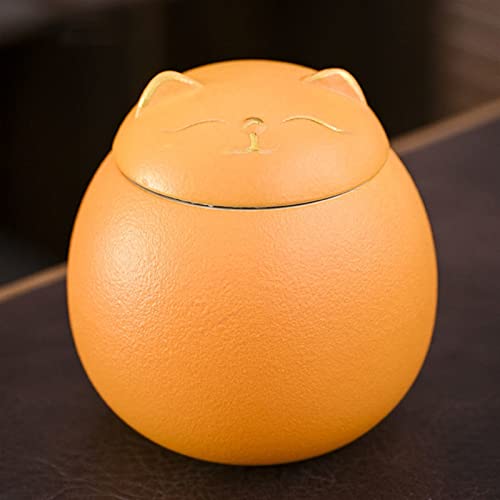 Gedenkstätten Für Haustiere Pet Urn For Dogs Cats Ashes Keepsake Memorial Box Funeral Set Burial Urns For Cremated Remains Ash Vial Adult Funeral Urn Pet Cat And Dog Urn 27015 Trauerbox(Yellow) von CPDDNGZMKK