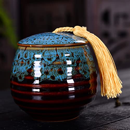 Gedenkstätten Für Haustiere Pet Urn For Dogs Cats Ashes Keepsake Memorial Box Funeral Set Burial Urns For Cremated Remains Ash Vial Adult Funeral Urn Pet Cat And Dog Urn 27661 Trauerbox(Blue) von CPDDNGZMKK