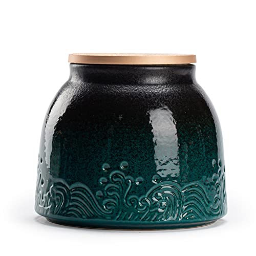 Gedenkstätten Für Haustiere Pet Urn For Dogs Cats Ashes Keepsake Memorial Box Funeral Set Burial Urns For Cremated Remains Ash Vial Adult Funeral Urn Pet Cat And Dog Urn 34301 Trauerbox(Green) von CPDDNGZMKK