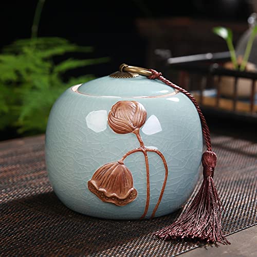 Gedenkstätten Für Haustiere Pet Urn For Dogs Cats Ashes Keepsake Memorial Box Funeral Set Burial Urns For Cremated Remains Ash Vial Adult Funeral Urn Pet Cat And Dog Urn 45281 Trauerbox(Blue) von CPDDNGZMKK