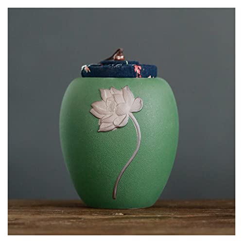 Gedenkstätten Für Haustiere Pet Urn For Dogs Cats Ashes Keepsake Memorial Box Funeral Set Burial Urns For Cremated Remains Ash Vial Adult Funeral Urn Pet Cat And Dog Urn 70608 Trauerbox(Green) von CPDDNGZMKK