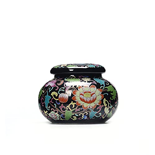 Gedenkstätten Für Haustiere Pet Urn For Dogs Cats Ashes Keepsake Memorial Box Funeral Set Burial Urns For Cremated Remains Ash Vial Adult Funeral Urn Pet Cat And Dog Urn 9073 Trauerbox(Black) von CPDDNGZMKK