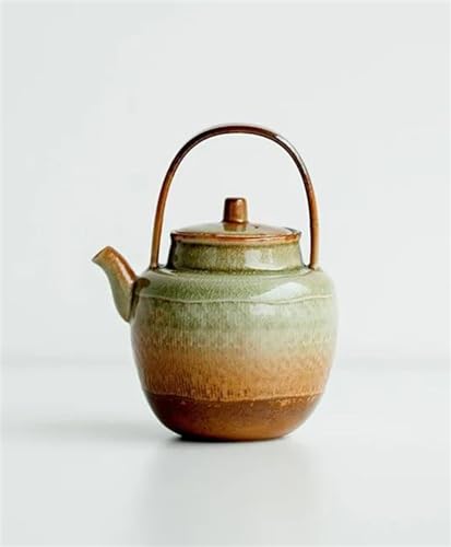 Teetassen-Sets Kleine Gitterkanne Teekocher Wasserkocher Mit Filterloch Kung-Fu-Teeset Geschenke 130 Ml Retro-Ofenwechsel Kristallglasierte Keramik-Teekanne Reise-Teeset(7.7x6.8x10cm 130ml) von CPDDNGZMKK