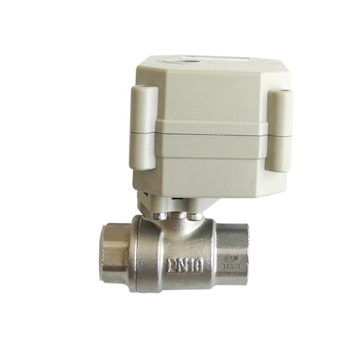 DC5V TF10-S2-C Motorisiertes Kugelventil mit voller Bohrung, Größe DN10, SS304, elektrisches Kugelventil for die Wasserversorgung von Maschinen(Bsp,DC5V-CR501) von CPDHJMZO