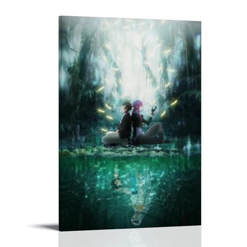 CPFSCWZP Haigakura Beliebtes Anime-Poster auf Leinwand, Wandkunst, dekoratives Gemälde, Poster, 60 x 90 cm, Rahmenstil von CPFSCWZP