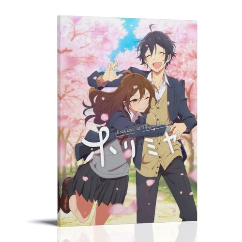 CPFSCWZP Hori-san to Miyamura-kun Beliebtes Anime-Poster auf Leinwand, Wandkunst, dekoratives Gemälde, Schlafzimmer, Poster, 20 x 30 cm, Rahmenstil CPFSCWZP Hori-san to Miyamura-kun Beliebtes Anime-Poster auf Leinwand, Wandkunst, dekoratives Gemälde, Schlafzimmer, Poster, 20 x 30 cm, Rahmenstil von CPFSCWZP