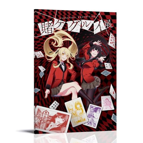 CPFSCWZP Kakegurui Leinwandposter, Motiv: beliebtes Anime und wundervolles Anime, Wandkunst, dekoratives Gemälde, Schlafzimmer, 40 x 60 cm, Rahmenstil CPFSCWZP Kakegurui Leinwandposter, Motiv: beliebtes Anime und wundervolles Anime, Wandkunst, dekoratives Gemälde, Schlafzimmer, 40 x 60 cm, Rahmenstil von CPFSCWZP