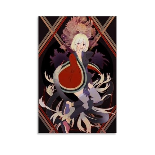 CPFSCWZP Katanagatari Leinwandposter, Motiv: beliebtes Anime und wundervolles Anime, Wandkunst, dekoratives Gemälde, Schlafzimmer, 50 x 75 cm, ungerahmter Stil von CPFSCWZP