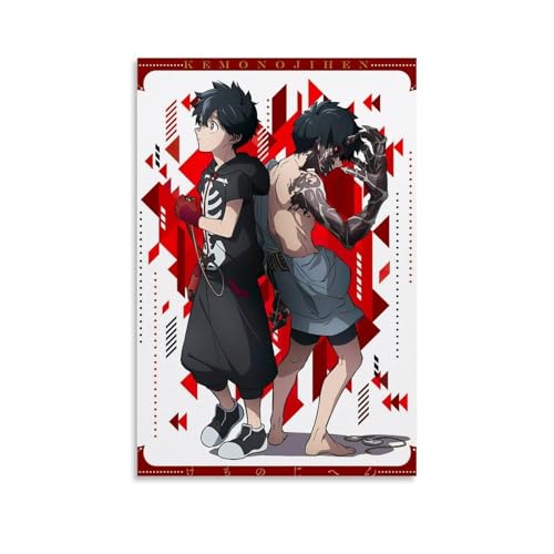 CPFSCWZP Kemono Jihen Beliebtes Anime- und wundervolles Anime-Leinwand-Poster, Wandkunst, dekoratives Gemälde, Schlafzimmer, Gemälde, Poster, 20 x 30 cm, ungerahmter Stil von CPFSCWZP