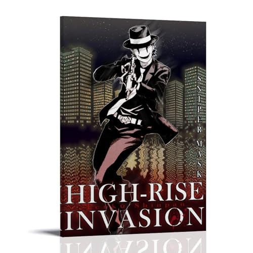 CPFSCWZP Leinwandposter, Motiv: Hochsitz-Invasion, beliebtes Anime-Motiv und wundervolle Anime, Wandkunst, dekoratives Gemälde, Schlafzimmer, 30 x 45 cm, Rahmenstil CPFSCWZP Leinwandposter, Motiv: Hochsitz-Invasion, beliebtes Anime-Motiv und wundervolle Anime, Wandkunst, dekoratives Gemälde, Schlafzimmer, 30 x 45 cm, Rahmenstil von CPFSCWZP