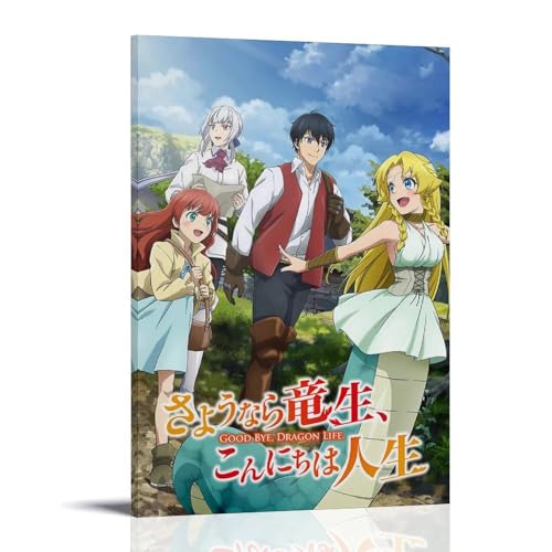 CPFSCWZP Leinwandposter "Goodbye, Dragon Life", beliebter Anime und wunderbarer Anime, Wandkunst, dekoratives Gemälde, Poster, 20 x 30 cm, Rahmenstil von CPFSCWZP