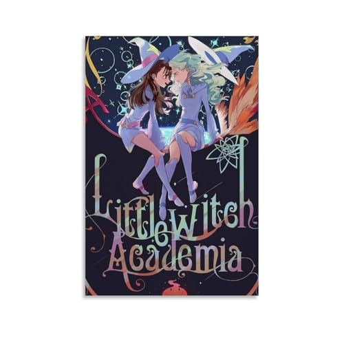 CPFSCWZP Leinwandposter Little Witch Academia, beliebter Anime und wunderbarer Anime, Wandkunst, dekoratives Gemälde, Poster, 20 x 30 cm, ungerahmter Stil von CPFSCWZP