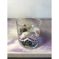 Vintage Weihnachtsdorf Glasgeschirr Trinkgeschirr Urlaub Glas Wie Neu - Felsen Super Süß von CPJCollectibles