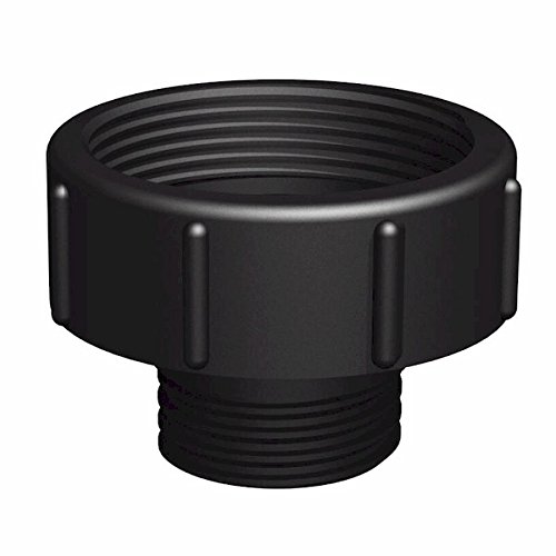 CPP IBC Adapter S92x4 IG auf S60x6 AG - NUR für WERIT IBC älter 8-9 Jahre - Schwarz, PP-GF, Rund von CPP