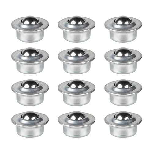 CPROSP 12tlg 15mm Kugelrollen mit Stahlkugel, Kohlenstoffstahl-Kugelrollenlager, Transferlager für Förderer, Rollenständer, Getriebe, Tragfähigkeit 15kg CPROSP 12tlg 15mm Kugelrollen mit Stahlkugel, Kohlenstoffstahl-Kugelrollenlager, Transferlager für Förderer, Rollenständer, Getriebe, Tragfähigkeit 15kg von CPROSP