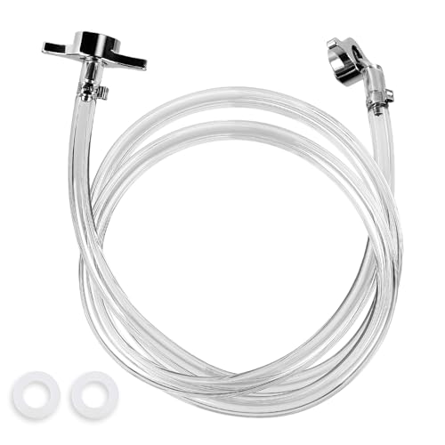 CPROSP Bierleitung 5/8 7 mm, 1.5 m Bierschlauch mit Dichtungen, CO2 Schlauch Zapfanlage, Bierschlauch Set für Bierkegs, Bierzapfanlagen konzipiert, Wasserdicht, Starke Abdichtung von CPROSP