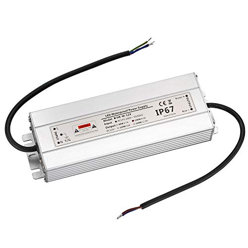 LED Trafo 12V 100W 8,3A IP67,geeignet für LED Stripes und Leuchtmittel,Upgrade Transformator Netzteil Driver 230V auf DC12V Wasserdicht von CPROSP