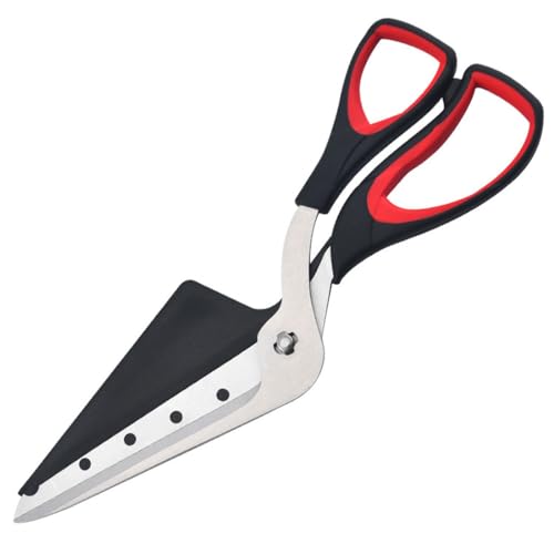 CPSYTE Pizzaschere Pizzaschneider, Küchenschere Pizzamesser Edelstahl Scharfe Schere Schneidemesser, Groß Pizza Cutter Schneider Messer Teilbar Spülmaschinenfest, 1 Stück, schwarz und rot CPSYTE Pizzaschere Pizzaschneider, Küchenschere Pizzamesser Edelstahl Scharfe Schere Schneidemesser, Groß Pizza Cutter Schneider Messer Teilbar Spülmaschinenfest, 1 Stück, schwarz und rot von CPSYTE