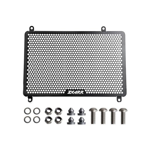 CPXCTZFZUB Kühlergrill Schutzgitter Abdeckgitter Für ZX4RR ZX-4R SE ZX-4 RR ZX25R ZX-25R 2020-2023 Motorrad Kühlergrill Wache Schutz Grill Abdeckung (ZX-4RR Logo) von CPXCTZFZUB