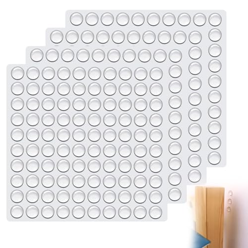 400 Stück Gummipuffer Selbstklebend,Schutzpuffer Gummifüße Selbstklebend 6 × 3mm Gummipuffer Transparentes Selbstklebendes Elastikpuffer Möbelpuffer-Set Effektiver Schutz Sensibler Oberflächen von CPYJW