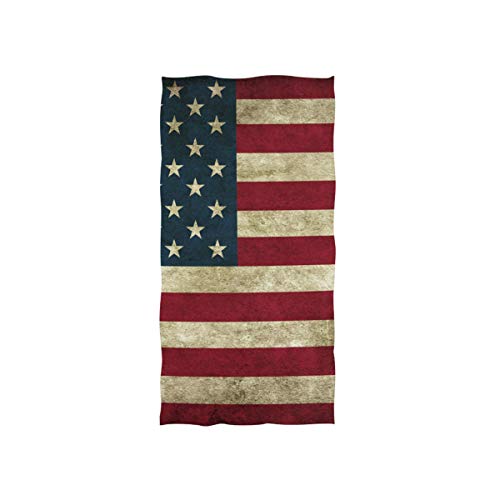 CPYang Handtuch Vintage USA Amerika Flagge sehr saugfähig Handtuch für Zuhause Küche Bad Gym Schwimmen Spa von CPYang