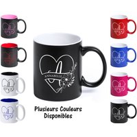 Sb98 Personalisierte Farbtasse Monogramm Herz Vorname, Kaffee - Oder Teetasse, Initialengeschenk, Initialentasse Geschenk Sb98 Personalisierte Farbtasse Monogramm Herz Vorname, Kaffee - Oder Teetasse, Initialengeschenk, Initialentasse Geschenk von CPersonnalisable