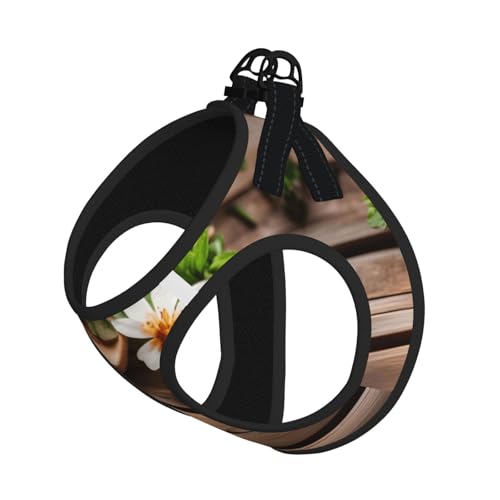 M Haustier-Leine, Weste und Hundegeschirr, kleine Größe, blaugrüne Blume auf Holzbohlen-Druck, Leinen-Set mit Schnalle, Hundebegleiter, Outdoor-Reisen M Haustier-Leine, Weste und Hundegeschirr, kleine Größe, blaugrüne Blume auf Holzbohlen-Druck, Leinen-Set mit Schnalle, Hundebegleiter, Outdoor-Reisen von CPyuqw