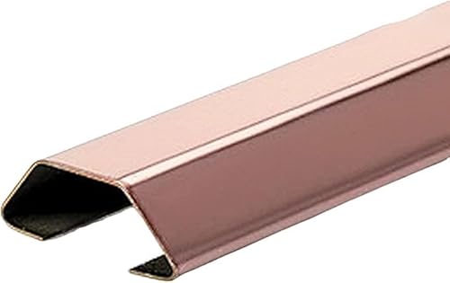 Aluminiumlegierung halbkreis Selbstaufkleberkabel Selbstklebende Wandmontage TV-Kabelabdeckung Kanal 2 Stück 1m Mehrfarbig Mehrere Größen(Roze,3#) von CQAHDSEVF