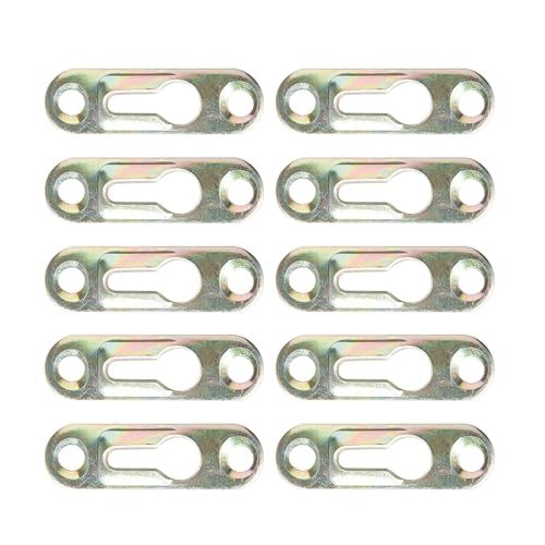 Augenverriegelung, 10Pcs Metall Schlüsselloch Aufhänger Verschluss Mit Schraube Multicolor 42x13mm for Bild Rahmen(Green) von CQAHDSEVF
