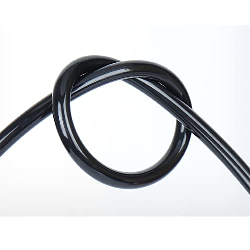 Silikon, Silikonschlauch ID 10-35mm Schwarz 1m for Luftpumpe Aquarium Hot Melt Gasleitung(15x20) von CQAHDSEVF
