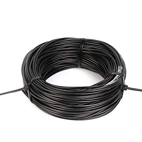 Vinyl beschichtet 304 Edelstahl Drahtseil, 304 Edelstahl schwarz Vinyl beschichtet Drahtseil Kabel 7x7 65.6FT/20m 0.12in/3mm Vinyl beschichtet 304 Edelstahl Drahtseil, 304 Edelstahl schwarz Vinyl beschichtet Drahtseil Kabel 7x7 65.6FT/20m 0.12in/3mm von CQAHDSEVF