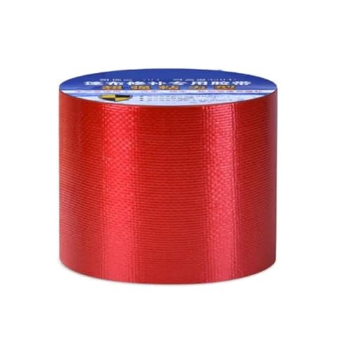 wasserdichte Klebeband, Planenreparaturband Selbstklebendes Markisenband Zeltdicht LKW Regenfestes wasserdichtes Fasertuch(Rosso,7.5M-8CM) von CQAHDSEVF