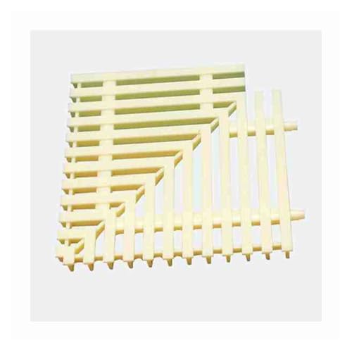 CQCCQ Aktivitätsgitterabdeckung mit Rautenstruktur, 90-Grad-Überlaufgitter im rechten Winkel, Schwimmgitter-Verbindungsrinne, Terrassenpool(25x100cm/4pcs) von CQCCQ