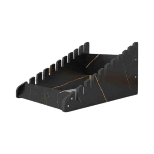 CQCCQ Bodenhalter aus Holz und Plattenlagerregal for Ausstellungshallen, Probenlagerregal stehend, Einlegefliesen-Probenhalter(59x43x33cm) von CQCCQ