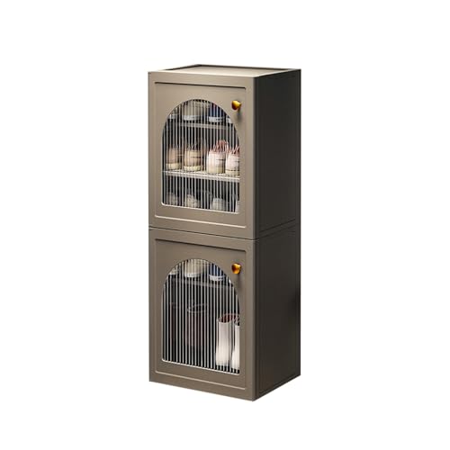 CQCCQ Freistehende Schuhaufbewahrungsbox aus Kunststoff, Faltbarer Schuhregal-Organizer, platzsparend, einfache Montage for den Eingangsbereich des Hauses und das Schlafzimmer(5 Tiers 5 grids) von CQCCQ