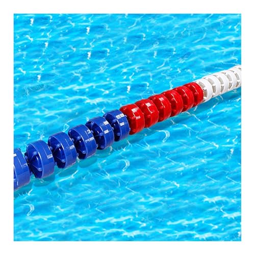 CQCCQ Sicherheitstrennseil for Schwimmbäder, Zubehör for Schwimmbahnen, Bojen-Set for Wasserstraßen, starker Auftrieb, for Strand und Wasserpark(Wire Rope,3 Meter) von CQCCQ