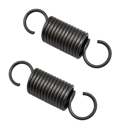 1 Stück Doppelhaken-Zugfeder, Federstahl 7 x 70 x 210–500 mm, Drahtdurchmesser 7 mm, Außendurchmesser 70 mm, freie Länge 210–500 mm(7 x 70 x 400 mm) von CQCQC