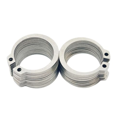 100 Stück C-Clip-Ringe aus Edelstahl 304, externe Sicherungswellen-Schnappclip-Ringe, geeignet for feste Lager(11mm) von CQCQC