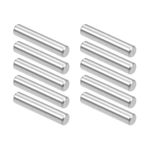CQCQC Passstifte, Metallpassstift, 10 Stück, Edelstahlpassstift, Durchmesser 10 mm, Länge 25–60 mm, geeignet zur Befestigung von Möbelkomponenten(Length 60mm) von CQCQC