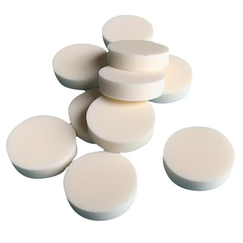 Isolierende Aluminiumoxid-Keramikplatten for mechanische Teile, 10 Stück, Durchmesser 1 cm, 10 Stück(Thickness:0.25mm) von CQCQC