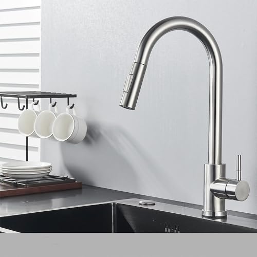 CQDWD Touch Control Kitchen Wasserhahn - empfindlicher Sensormixer Tippen Sie für Küche, schwarzes Gold Finish von CQDWD