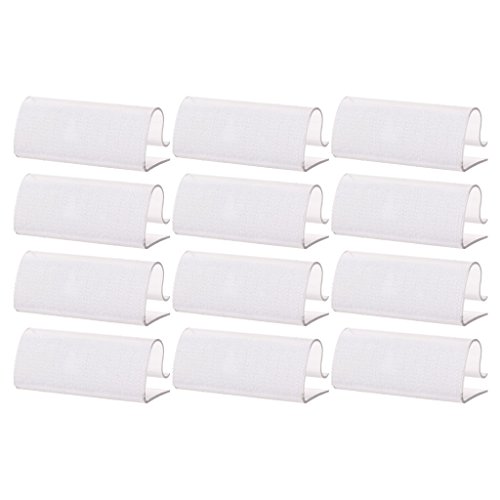 12 Stück Camping Picknick Party Tischdecke Abdeckung Rock Clips Halter Klemmen Stabile Clips von CQEAZ