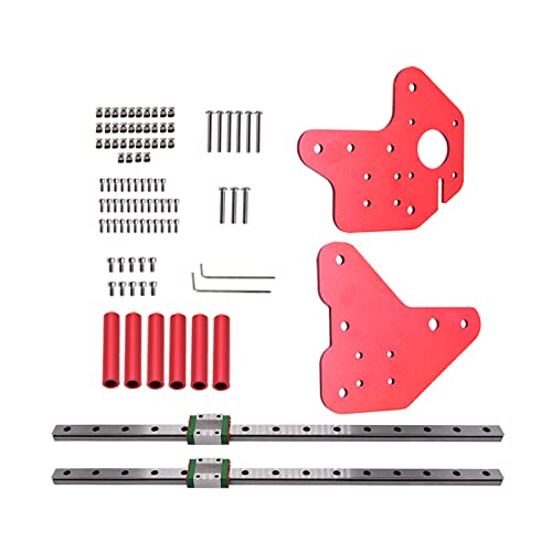 Drucker Z-Achse MGN12C Linearführungsset mit Fixplattenhalterung für Ender-3 3S V2 CR10/10S/10 Linearführungs-Kit von CQEAZ