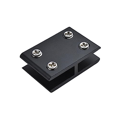 L/T/Kreuz-Glasbefestigungsclip, Holz/Halterungsverbinder, Aluminiumlegierung, feste Klemme, Möbelbeschläge, Halterung, rahmenloser Clip, Duschtürhalter von CQEAZ